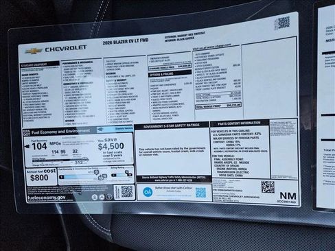 New 2026 Chevrolet Blazer EV LT FWD image 18