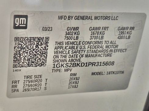 Used 2023 GMC Yukon SLT w/ SLT Luxury Package AWD/4WD image 76
