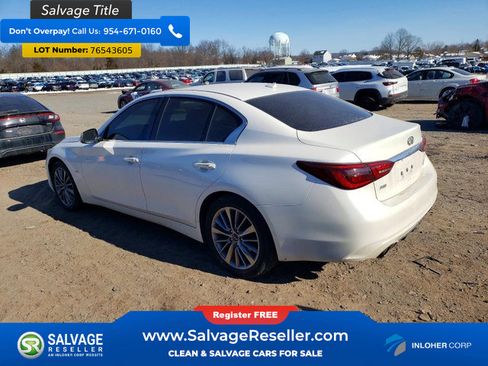 Used 2018 INFINITI Q50 Luxe w/ Essential Package (3.0T Luxe) AWD/4WD image 3