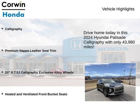 Used 2024 Hyundai Palisade Calligraphy AWD/4WD image 6