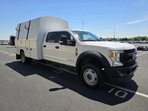 Used 2022 Ford F550 4x4 Crew Cab Super Duty w/ Power Equipment Group image 1