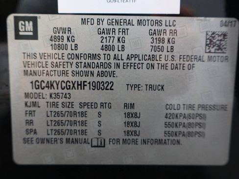 Used 2017 Chevrolet Silverado 3500 W/T w/ WT Fleet Convenience Package AWD/4WD image 7