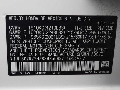 Used 2025 Honda HR-V LX image 29