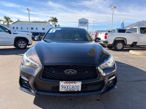 Used 2023 INFINITI Q50 Red Sport 400 w/ Black Opal Edition image 3
