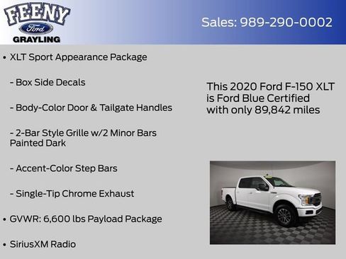 Used 2020 Ford F150 XLT w/ Equipment Group 302A Luxury AWD/4WD image 20
