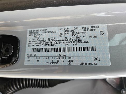 Used 2025 Ford F150 Lariat w/ Equipment Group 502A High image 36