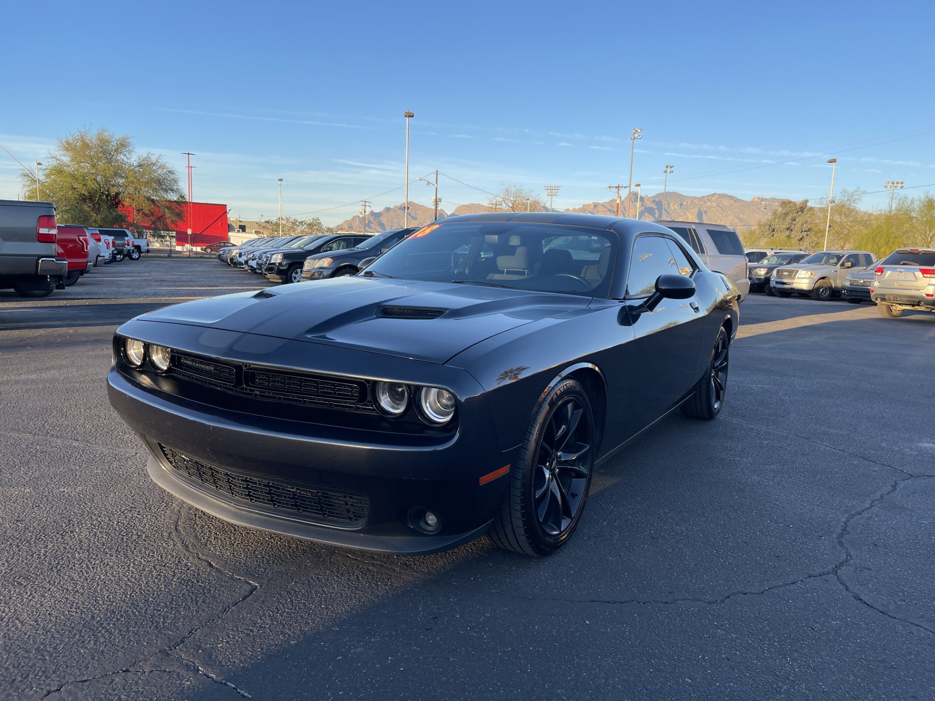 Used 2018 Dodge Challenger SXT w/ Blacktop Package RWD image 1