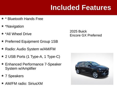 Used 2025 Buick Encore GX Preferred AWD/4WD image 3