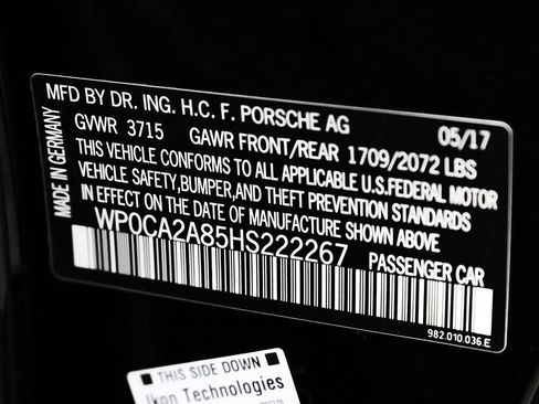 Used 2017 Porsche 718 Boxster RWD image 52
