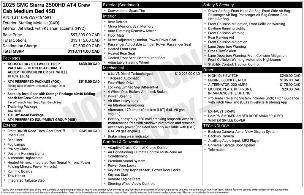 Used 2025 GMC Sierra 2500 AT4 AWD/4WD image 46