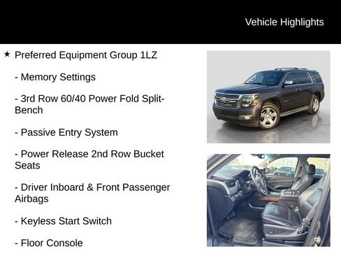 Used 2015 Chevrolet Tahoe LTZ w/ Max Trailering Package AWD/4WD image 5
