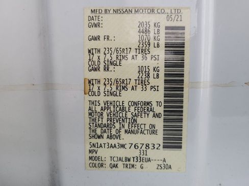 Used 2021 Nissan Rogue S FWD image 33