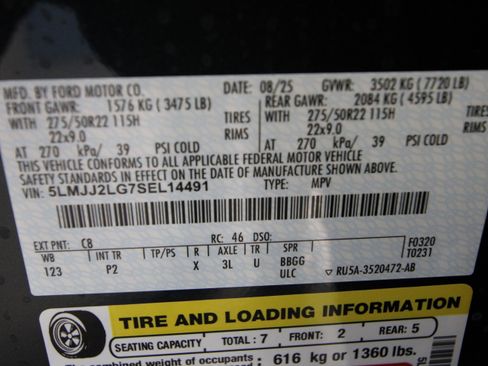 New 2025 Lincoln Navigator Reserve w/ Jet Appearance Package image 49