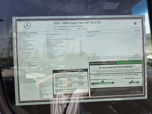 New 2026 Mercedes-Benz Sprinter 2500 image 4