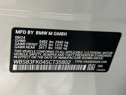 Used 2025 BMW M5 w/ Carbon Package AWD/4WD image 37
