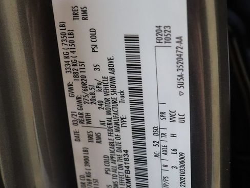 Used 2021 Ford F150 Lariat AWD/4WD image 85
