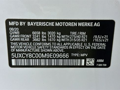 Used 2021 BMW X6 M50i AWD/4WD image 37