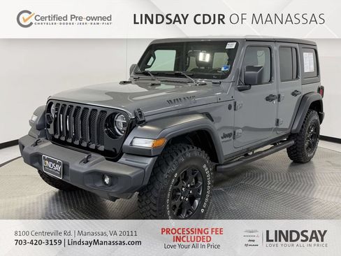 Certified 2020 Jeep Wrangler Unlimited Sport AWD/4WD image 5