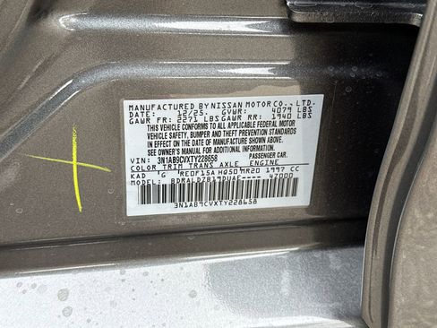 New 2026 Nissan Sentra SV w/ SV Convenience Package image 33