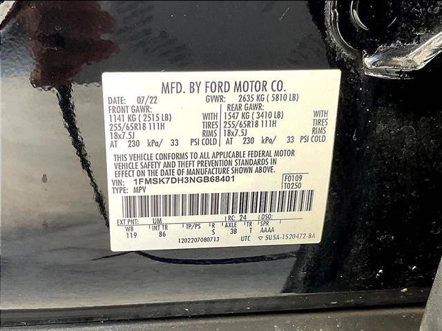 Used 2022 Ford Explorer XLT RWD image 29