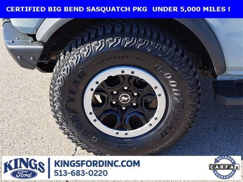 Certified 2021 Ford Bronco Big Bend w/ Sasquatch Package image 9