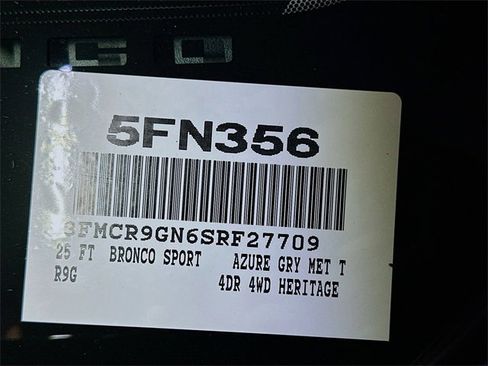 New 2025 Ford Bronco Sport Heritage w/ Convenience Package image 24