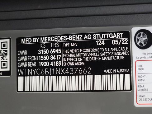 Certified 2022 Mercedes-Benz G 550 w/ Exclusive Interior Package image 34