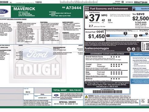 Used 2024 Ford Maverick XLT FWD image 5