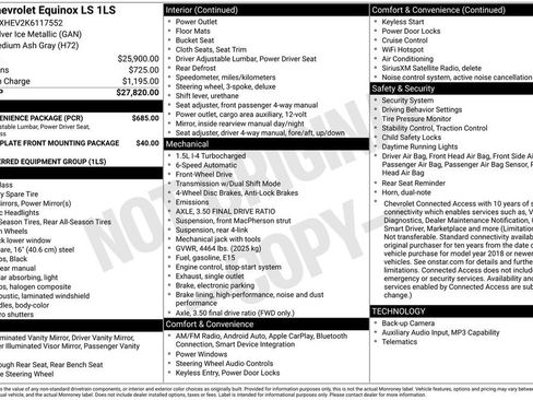 Used 2019 Chevrolet Equinox LS w/ LS Convenience Package FWD image 5