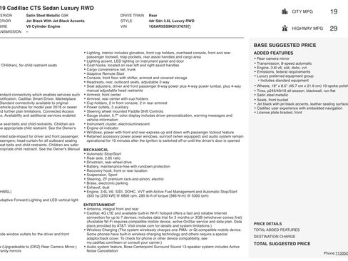 Used 2019 Cadillac CTS Luxury image 3