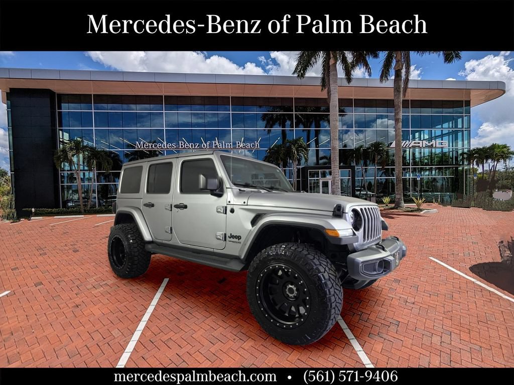 Used 2021 Jeep Wrangler Unlimited Sahara AWD/4WD image 1