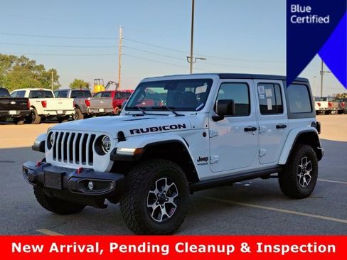 Used 2021 Jeep Wrangler Unlimited Rubicon w/ Uconnect 4C Nav & Sound Group AWD/4WD image 1
