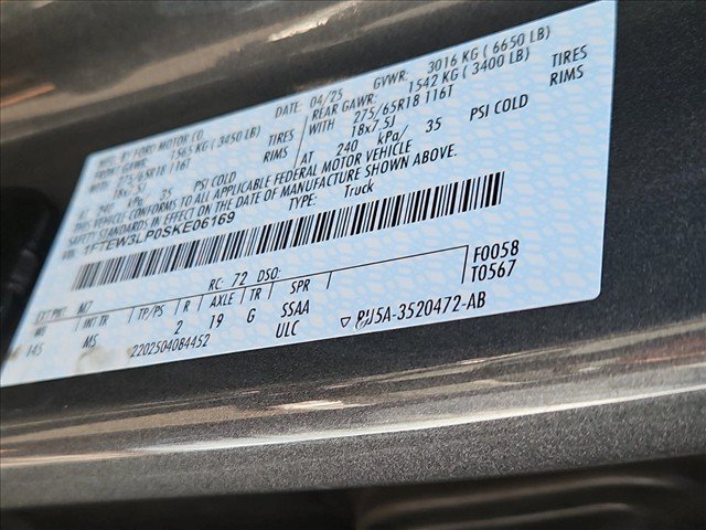 Certified 2025 Ford F150 XLT w/ Equipment Group 301A Standard AWD/4WD image 22