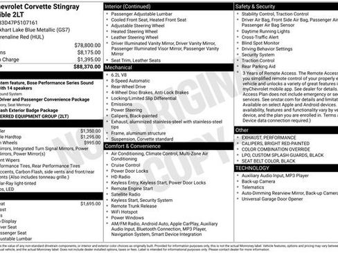 Used 2023 Chevrolet Corvette Stingray Preferred Conv w/ 2LT image 46