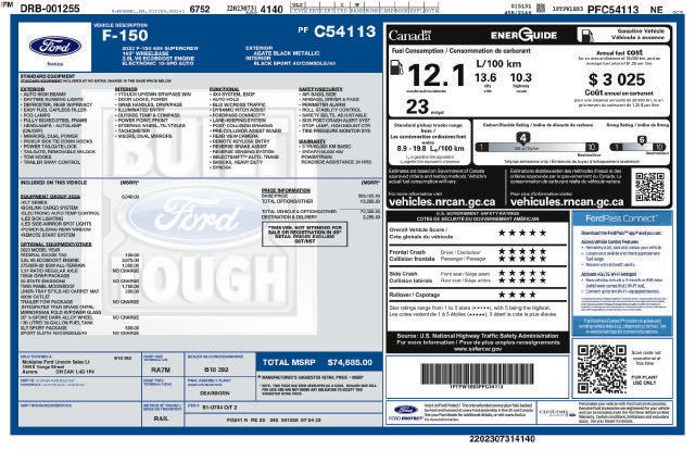 Used 2023 Ford F150 XLT w/ Equipment Group 302A High AWD/4WD image 12