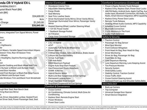 Used 2022 Honda CR-V EX-L image 14