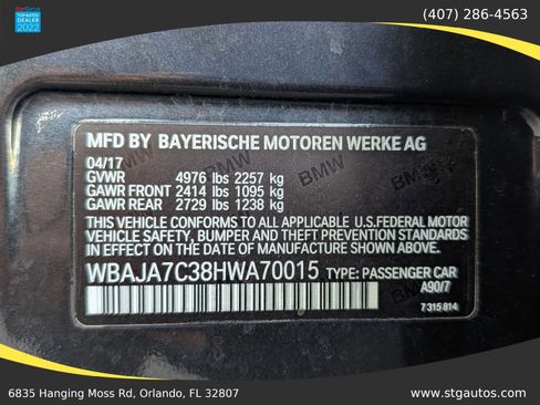 Used 2017 BMW 530i xDrive image 36