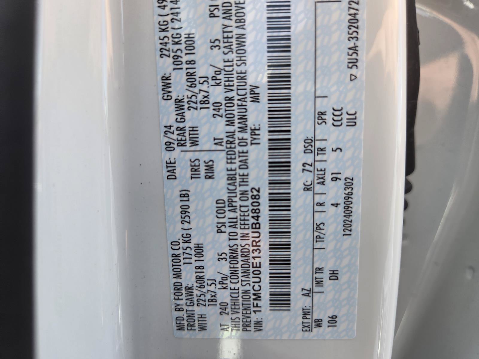 Used 2024 Ford Escape SE w/ PHEV Premium Package FWD image 29