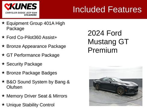 Used 2024 Ford Mustang GT Premium w/ GT Performance Package image 3