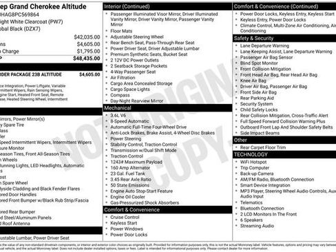 Used 2023 Jeep Grand Cherokee Altitude AWD/4WD image 10