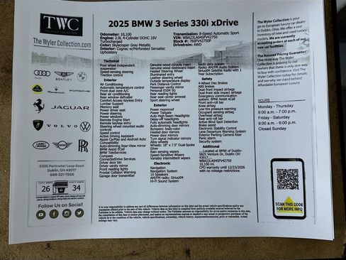 Used 2025 BMW 330i xDrive Sedan AWD/4WD image 47