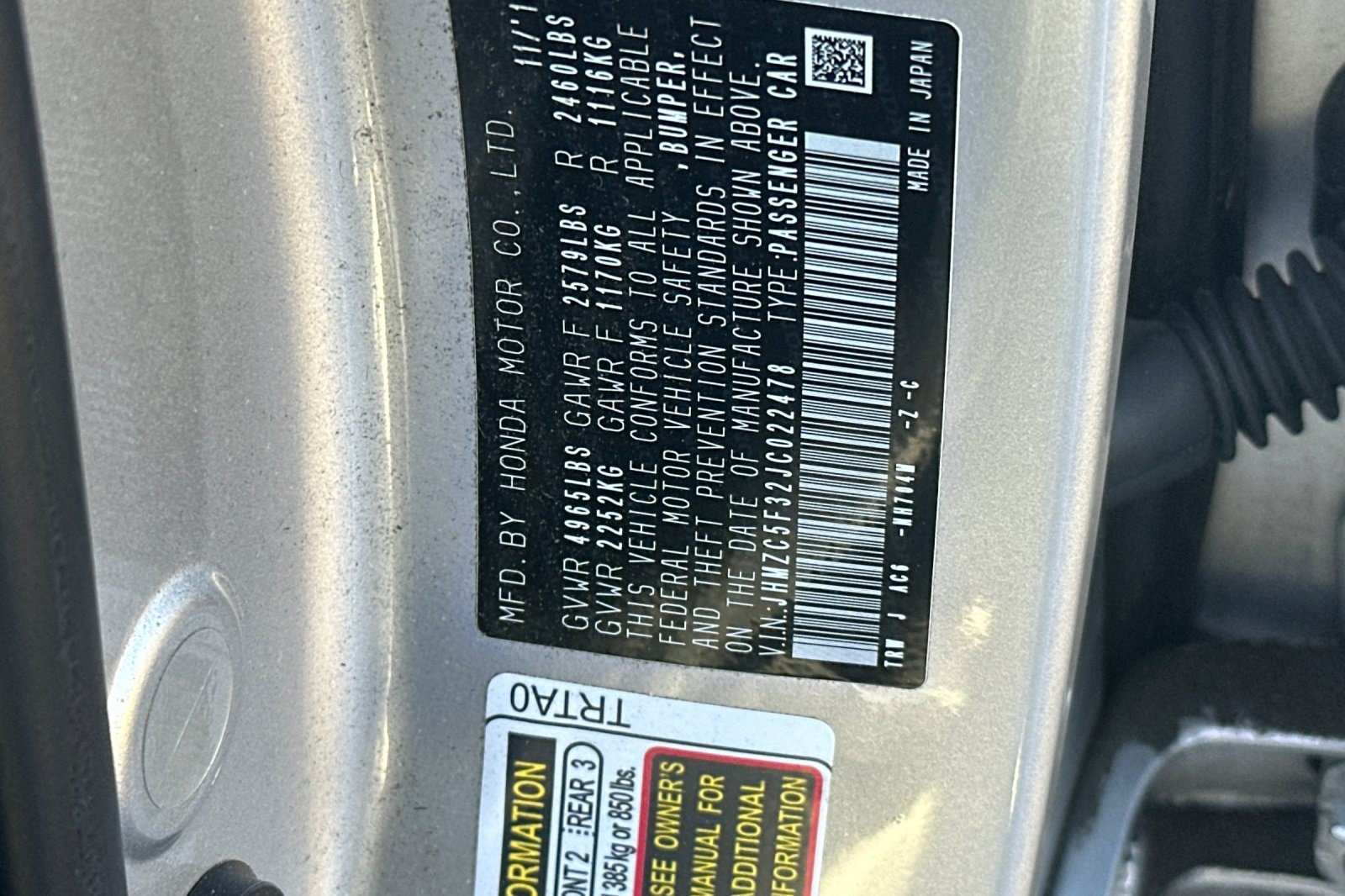Used 2018 Honda Clarity Touring image 28