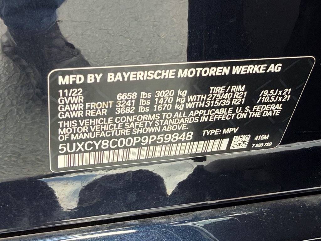 Used 2023 BMW X6 M50i w/ Parking Assistance Package AWD/4WD image 47