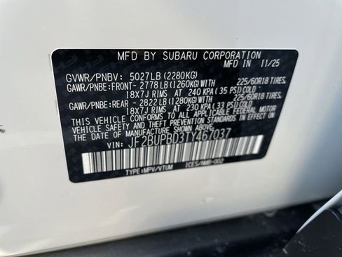 Used 2026 Subaru Outback Premium image 28