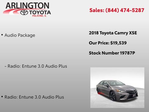 Used 2018 Toyota Camry XSE image 6