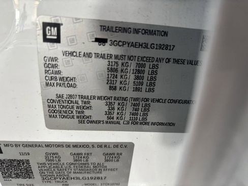 Used 2020 Chevrolet Silverado 1500 W/T w/ WT Value Package image 14