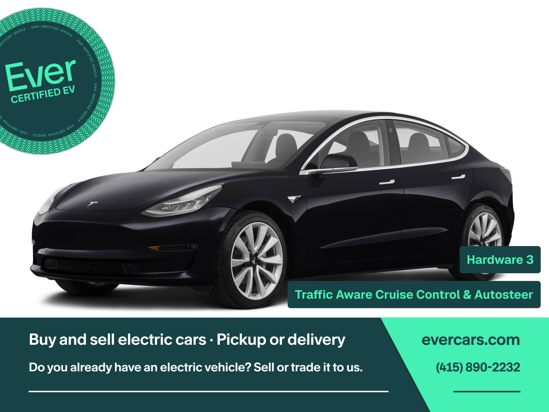 Used 2019 Tesla Model 3 Standard Range Plus RWD image 1