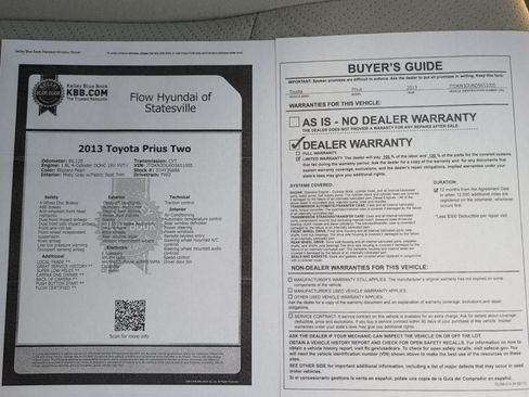 Used 2013 Toyota Prius Two FWD image 37