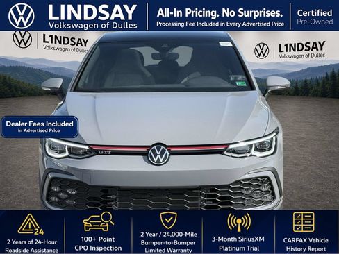 Used 2023 Volkswagen GTI SE w/ SE Leather Package FWD image 3