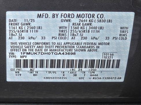 New 2026 Ford Explorer Active RWD image 18